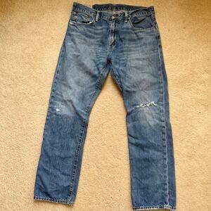 Ralph Lauren Polo distressed denim jeans size 33 x 30
